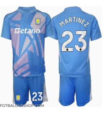 Aston Villa Emiliano Martinez #23 Brankářské Dětské Alternativní Dres 2024-25 Krátký Rukáv (+ trenýrky)